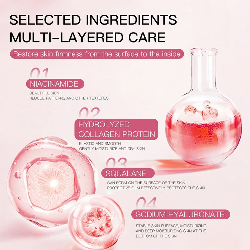 Salmon Serum Protein Peptide Essence 2ml X 10pcs Anti-aging, Wrinkle Repair, Hydrating & Brightening Face Collagen Booster Care