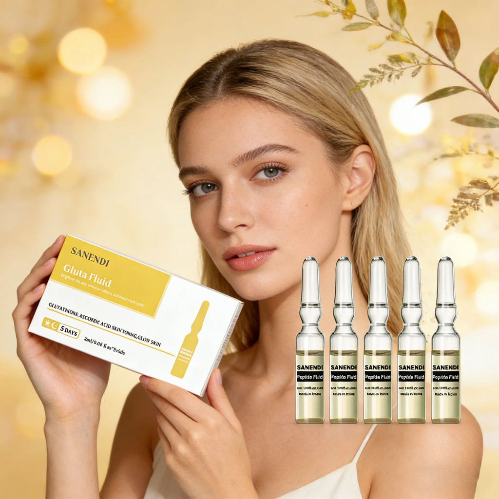 Korean Skin Care Ampoule GSH Peptide Collagen Lightweight Fluid Essence Moisturizing Firming Deep Hyadration Multi-effect Serum