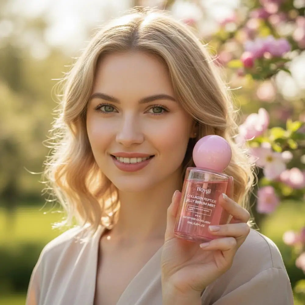 50ML 1/2/3PCS Collagen Peptide Jelly Serum Mist Deep Hydrating Face Spray Plumping Smoothing Dry Skin Revitalizing Skin Care