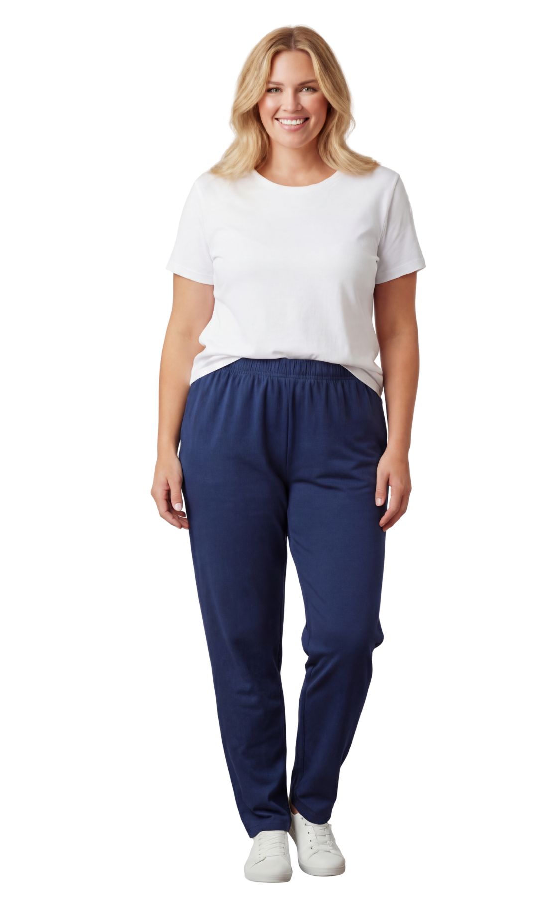 Women's Premium Cotton Stretch High-Waisted Black Leggings - Dressy Comfort in an Everyday Essential
