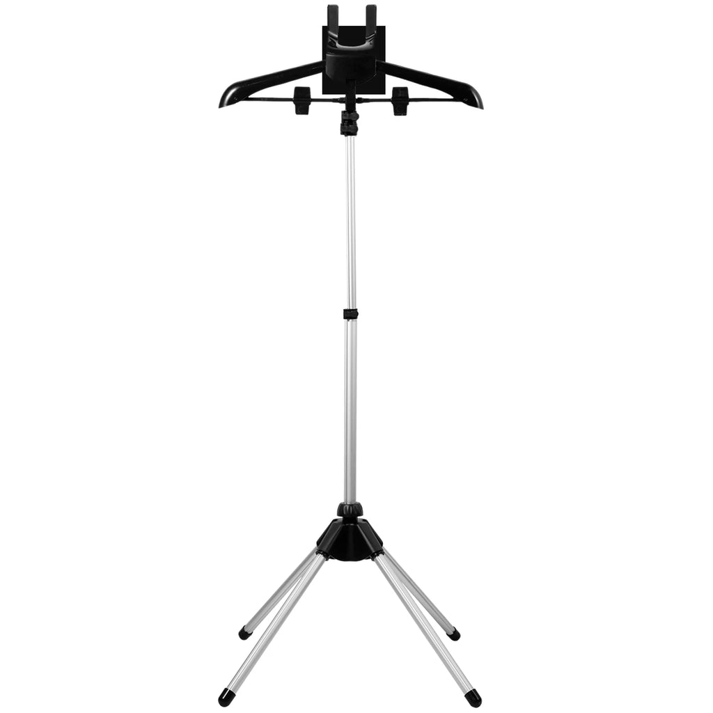 Steamer Stand Telescopic Garment Steamer Rack Height Adjustable Foldable Portable Standing Garment Hanger for Steaming Clothes