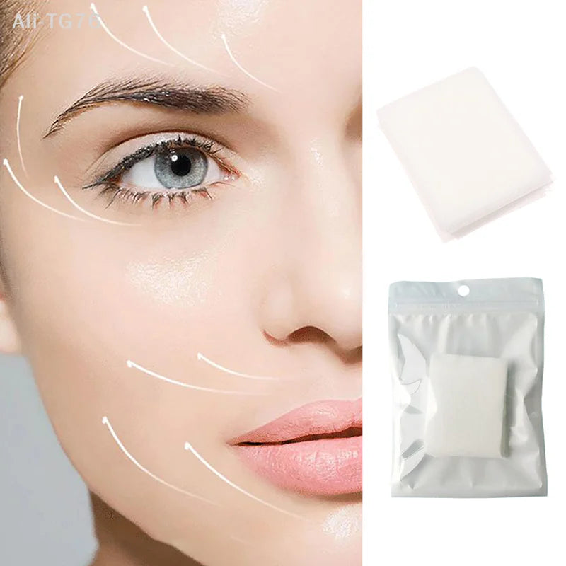 Disposable Soluble Collagen Patch Facial Mask Paper Conus Peptide Freeze Dried Film for Skin Care