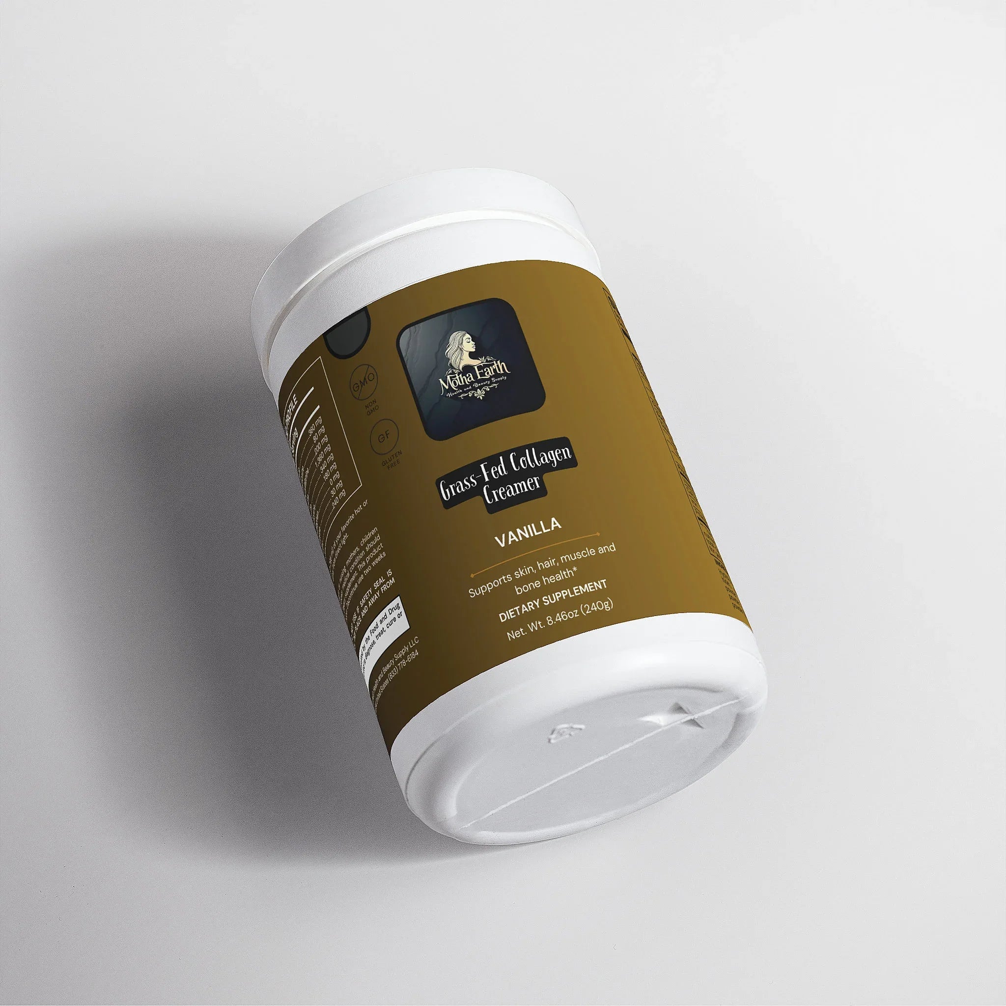 Motha Earth Grass-Fed Collagen Creamer (Vanilla)