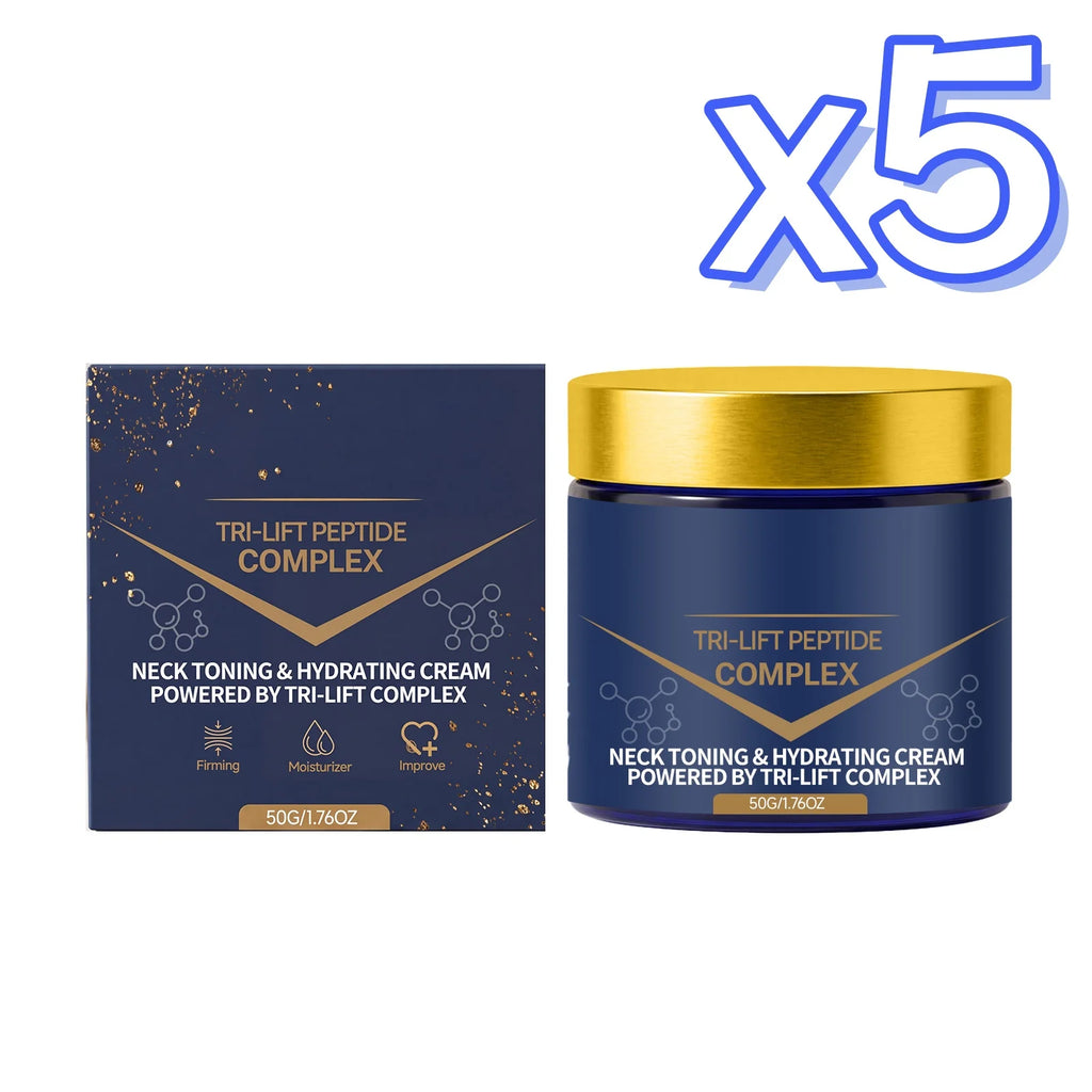 Tri-lift Peptide Complex Cream Anti Aging Brighten Skin Smoothing Skin Fine Lines Remove Wrinkle Facial Neck Firming Moisturizer