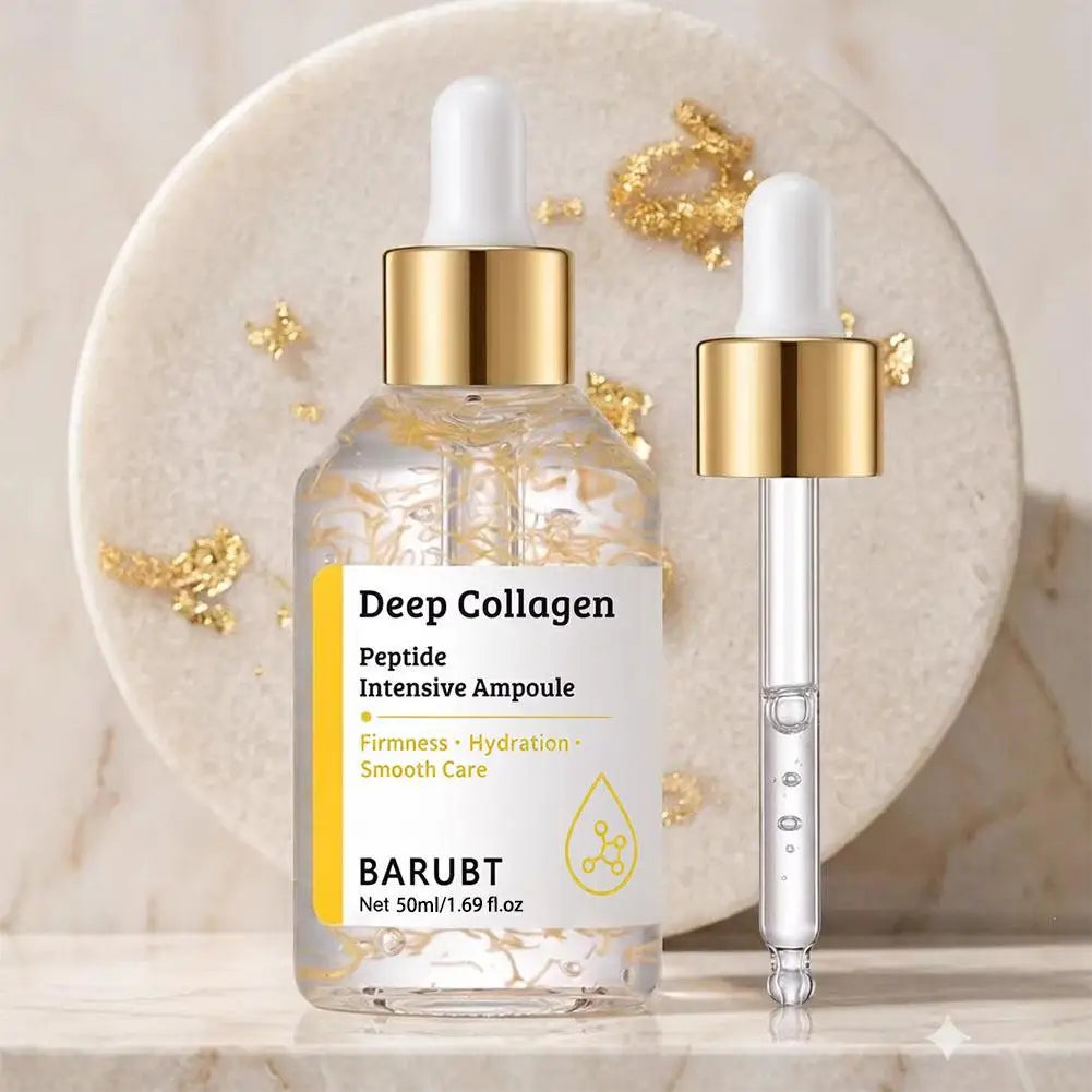 Korean Silk Collagen Essence Serum Deep Peptide Intensive Revitalizing Face Cream Firming Lifting Skin Care 40ml