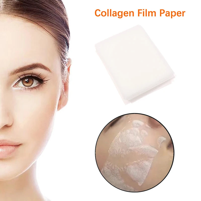 2026 NEW Soluble Type Collagen Patch Disposable Facial Mask Paper Conus Peptide Freeze Dried Film Skin Beauty