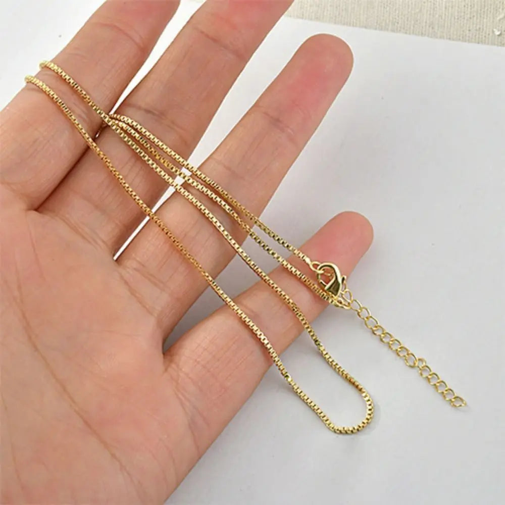Party Accessories Zircon Cross Pendant Gold Color Valentine's Day Gift O Chain Necklace Fashion Jewelry Simple Statement