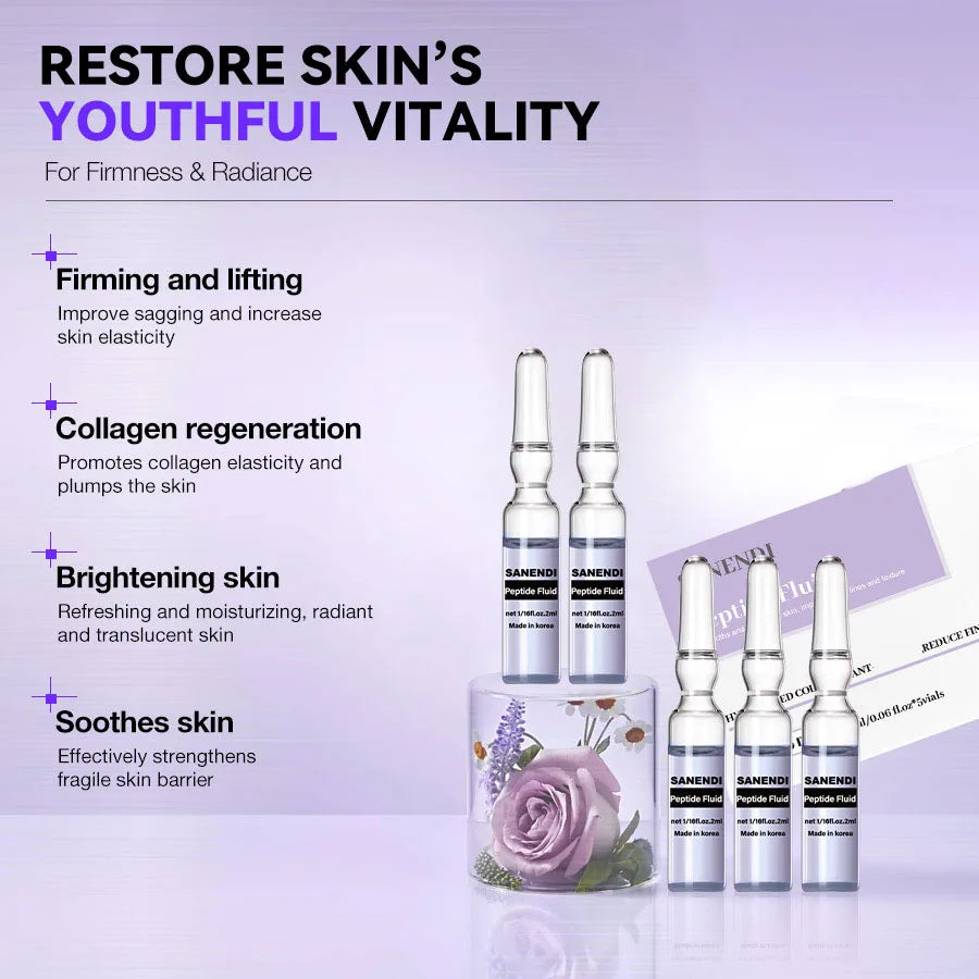 Korean Skin Care Ampoule GSH Peptide Collagen Lightweight Fluid Essence Moisturizing Firming Deep Hyadration Multi-effect Serum