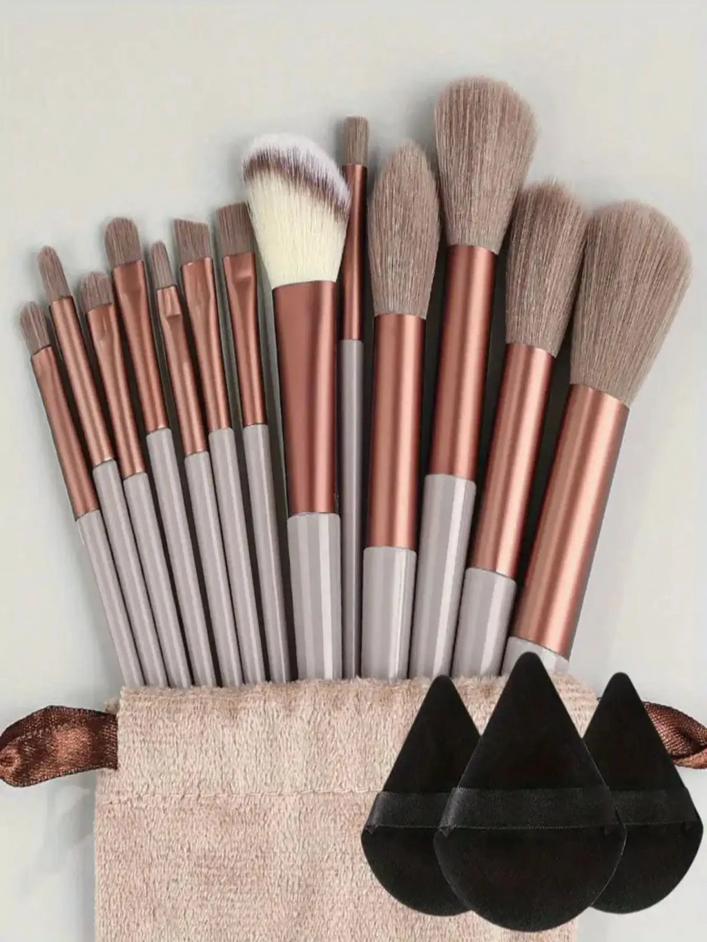 Professional Makeup Brush Set - Soft Fluffy Kabuki & Blending Brushes for Foundation, Powder, Eyeshadow | Beauty Tools Kit