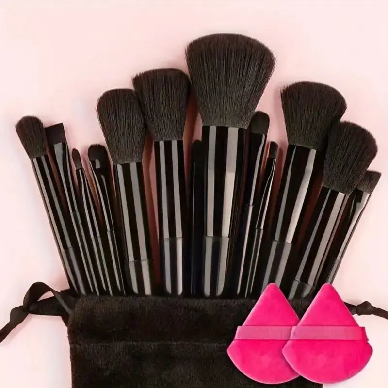 Professional Makeup Brush Set - Soft Fluffy Kabuki & Blending Brushes for Foundation, Powder, Eyeshadow | Beauty Tools Kit