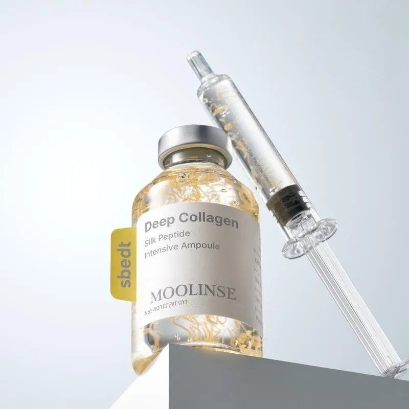 40ml Deep Collagen Silk Peptide Intensive Ampoule Reduce Fine Lines Tighten Facial Contours Deep Hydration And Nourishment