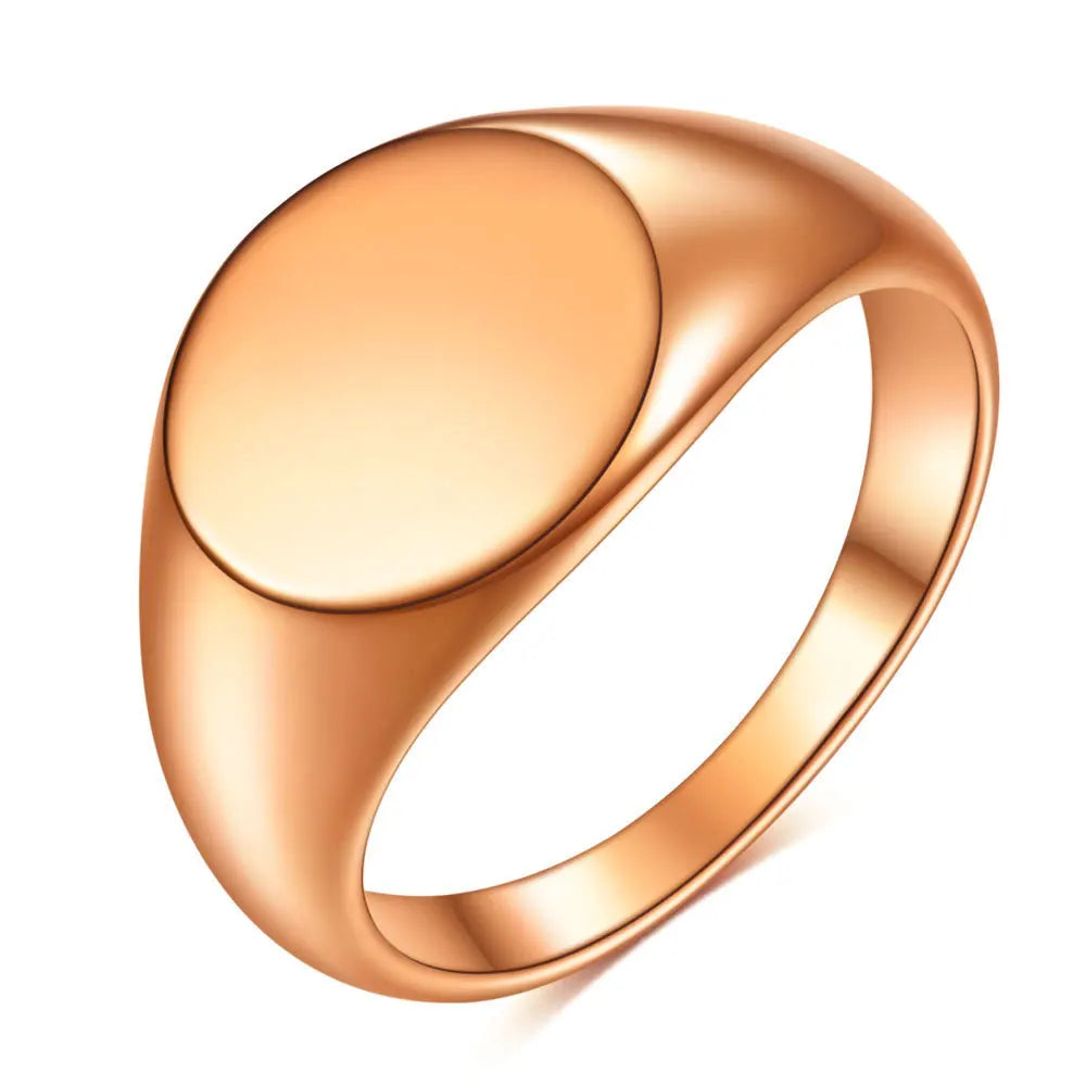 Custom Engraved Picture Logo Name Heart Round Rings for Man Woman Stainless Steel Wedding Rings Personalized Photo Jewelry Gifts