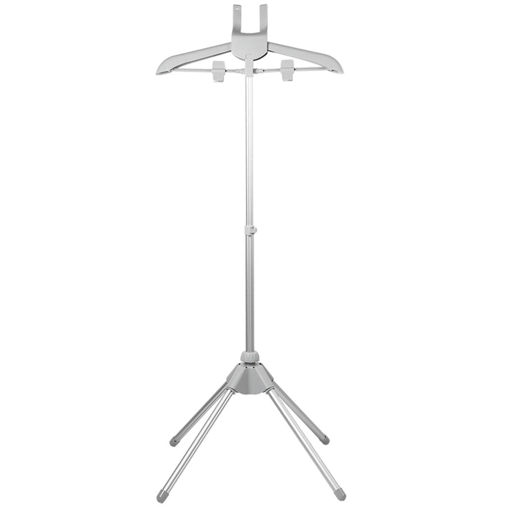Steamer Stand Telescopic Garment Steamer Rack Height Adjustable Foldable Portable Standing Garment Hanger for Steaming Clothes
