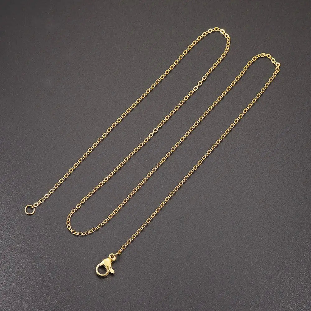 Party Accessories Zircon Cross Pendant Gold Color Valentine's Day Gift O Chain Necklace Fashion Jewelry Simple Statement