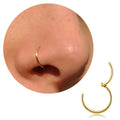 18G  316L Surgical Steel Nose Ring Hoop, Cartilage Hoop Earrings for Women Men  Piercing Jewelry 6mm/8mm/10mm/12mm