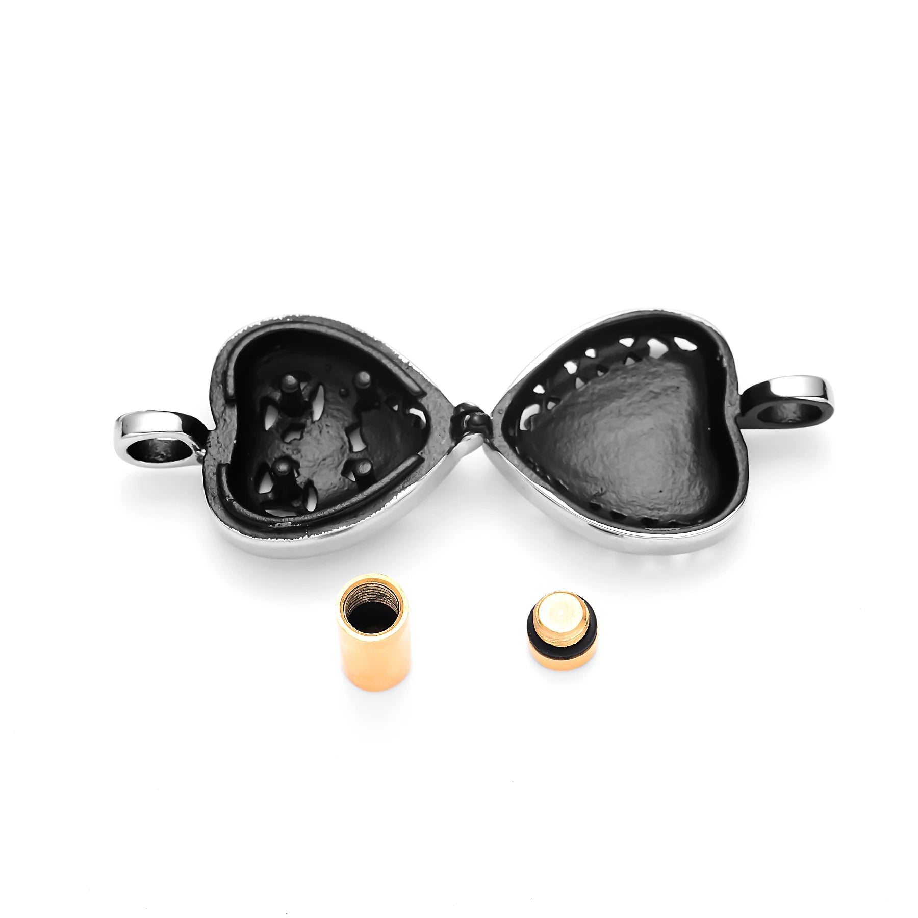 Always in My Heart Cremation Jewelry Stainless Steel Urn Necklace for Ashes Locket Memorial  Keepsake Pendant