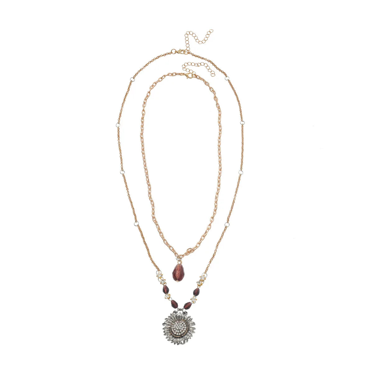 Zvoijio 2025 Autumn Sunflower Pendant Necklace