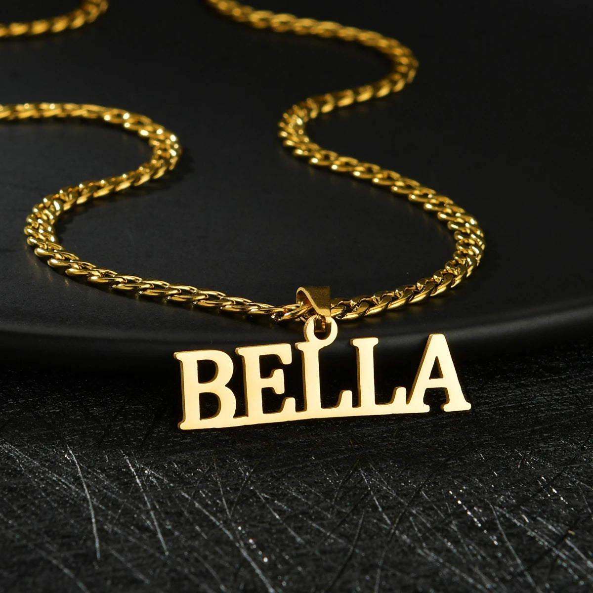 New Personalized Custom 5mm NK Thick Bracelet and Necklace Jewelry Set Pendant Stainless Steel For Men Bangle Birthday Gift