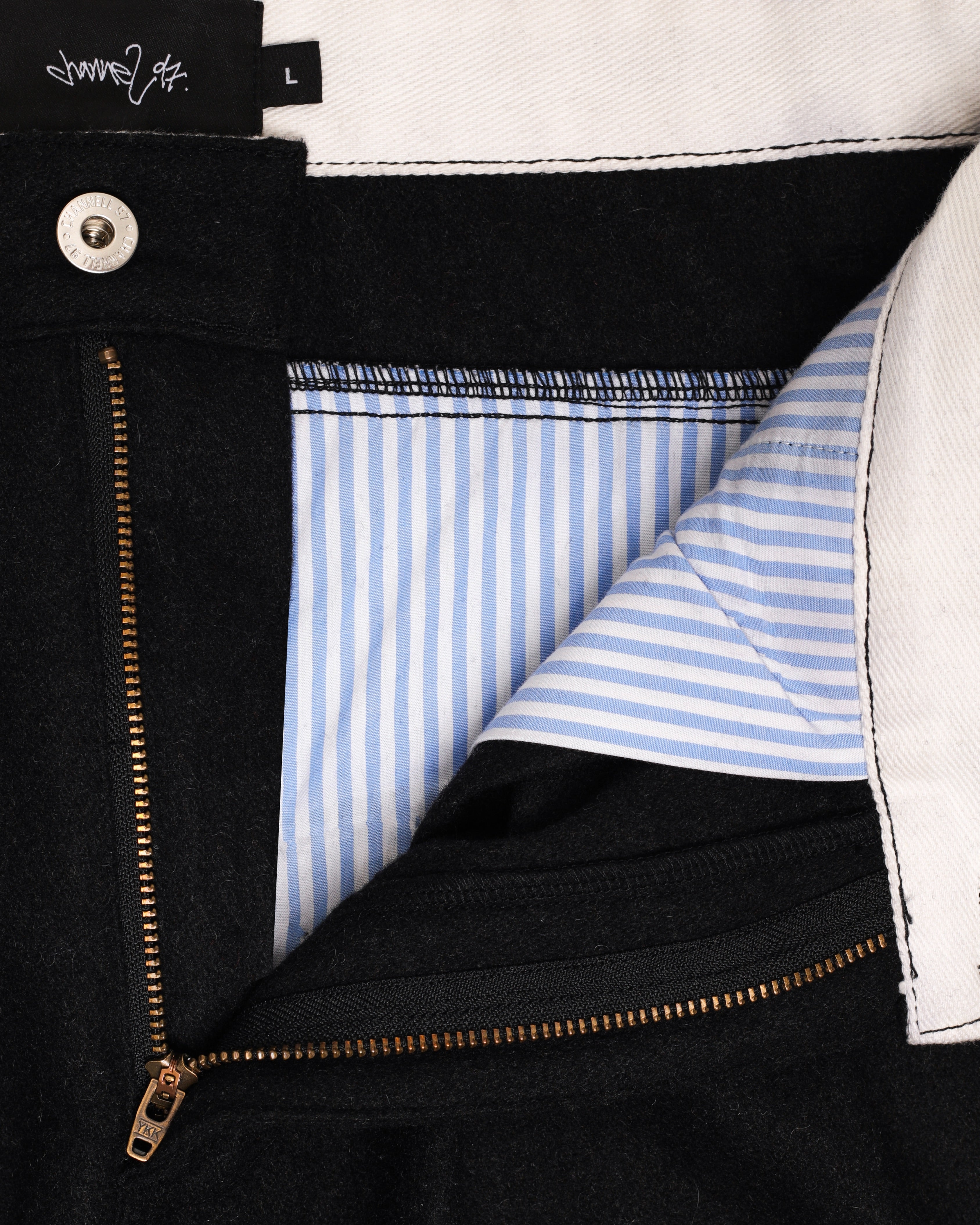 PLEATED TROUSER (BLACK)