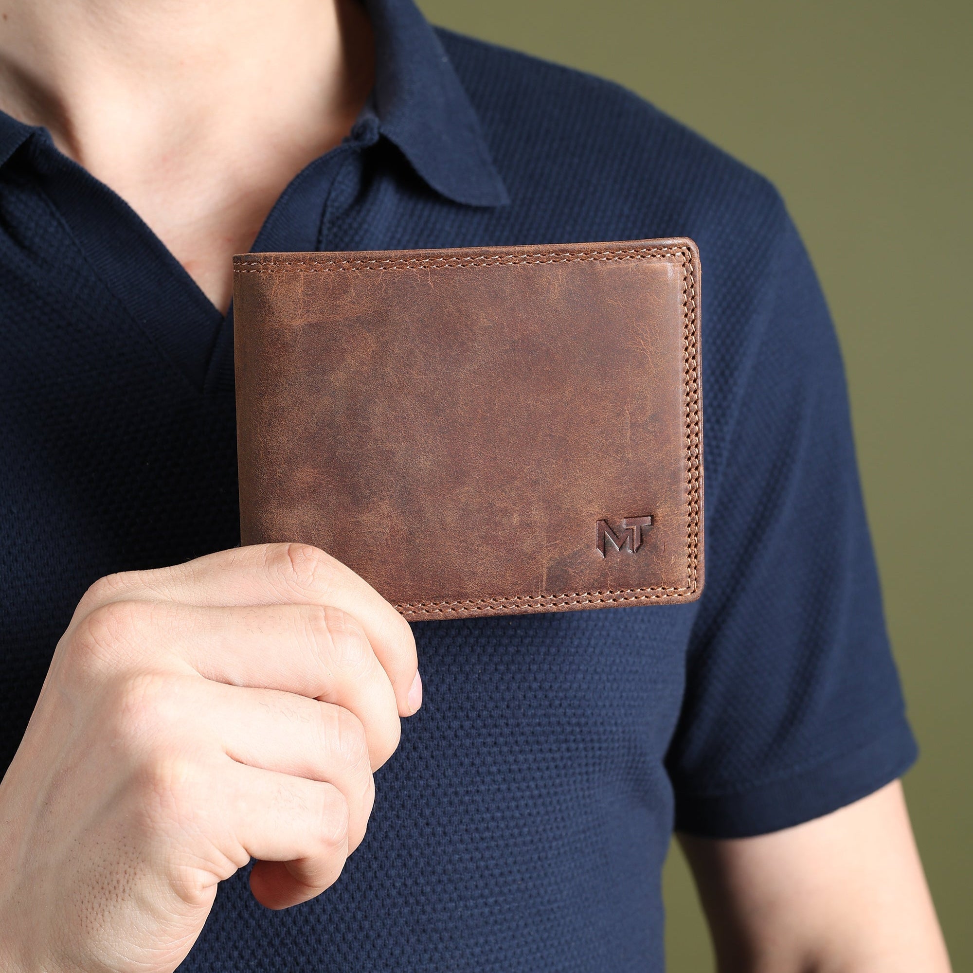 Buffalo Leather Men's Wallet - Hunter