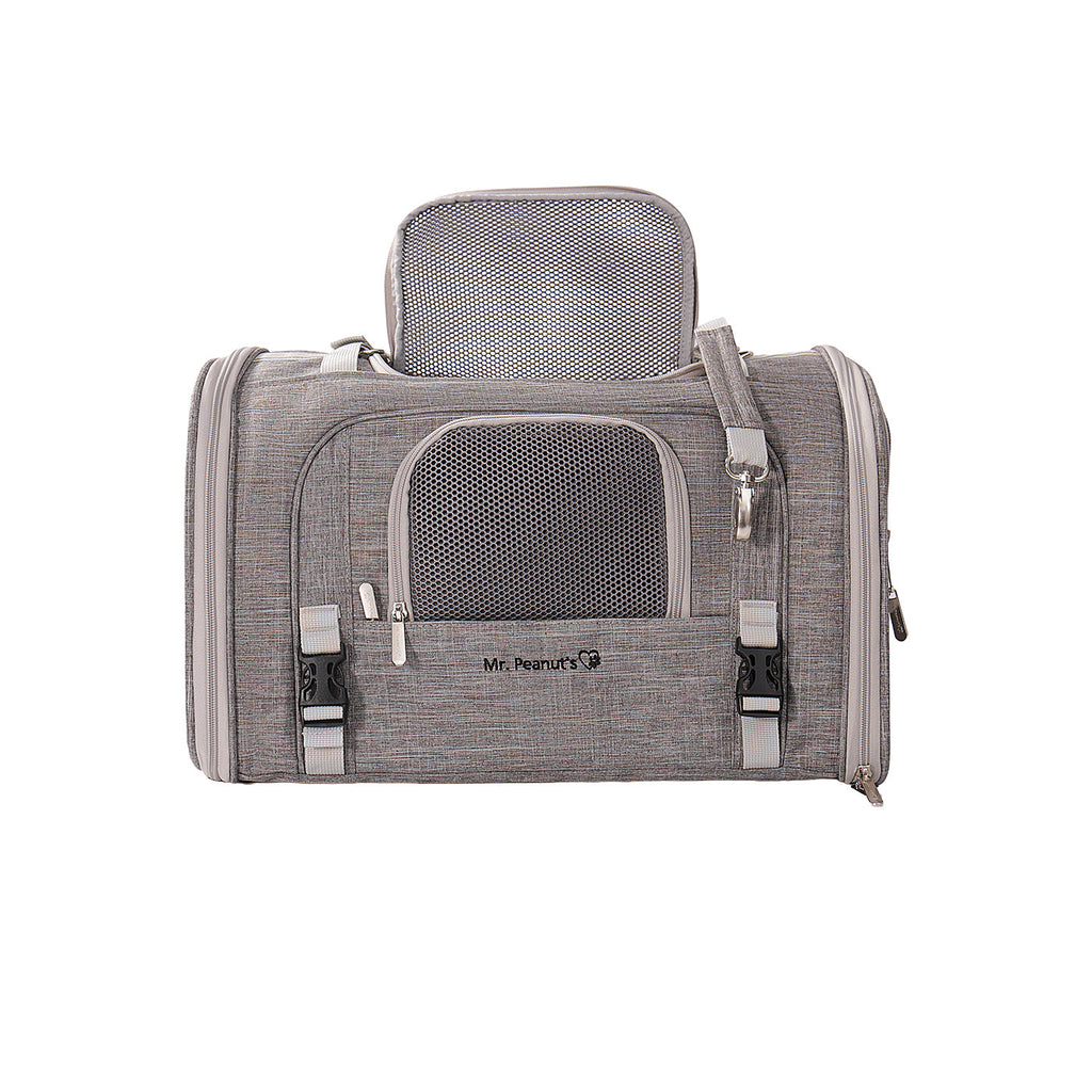 Mr. Peanut's Monterey Series Airline Compliant Horizontal Backpack Pet Carrier