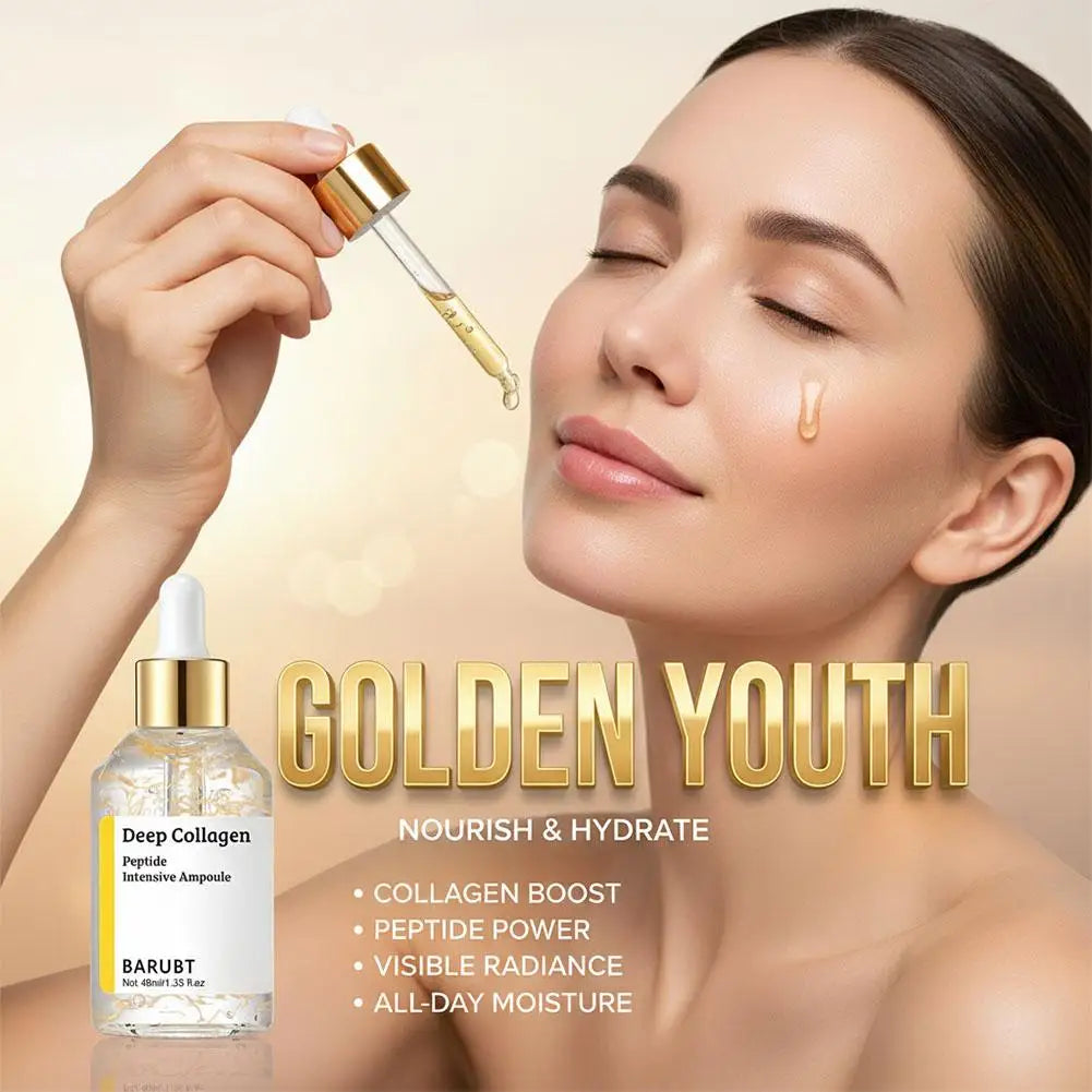 Korean Silk Collagen Essence Serum Deep Peptide Intensive Revitalizing Face Cream Firming Lifting Skin Care 40ml
