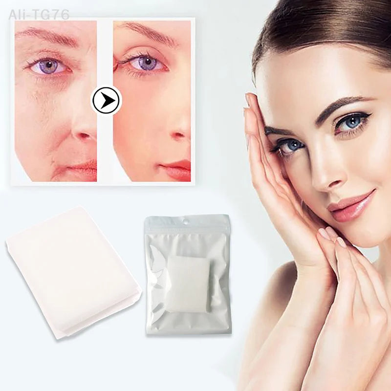 Disposable Soluble Collagen Patch Facial Mask Paper Conus Peptide Freeze Dried Film for Skin Care