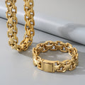 20mm Vintage Cast Handmade Chain Bracelet & Necklace For Men - Stainless Steel 316L - KS216369-KJX