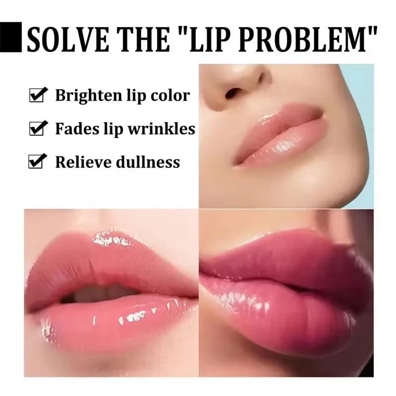 Fast Remove Dark Lip Balm Serum Lighten Melanin Lip Mask Exfoliating Fade Lip Lines Dead Skin Nourishing Repair Lip Beauty Care