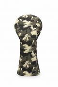 Camo Golf Headcover | Rugged Woodland Pattern + Soft-Lined Protection