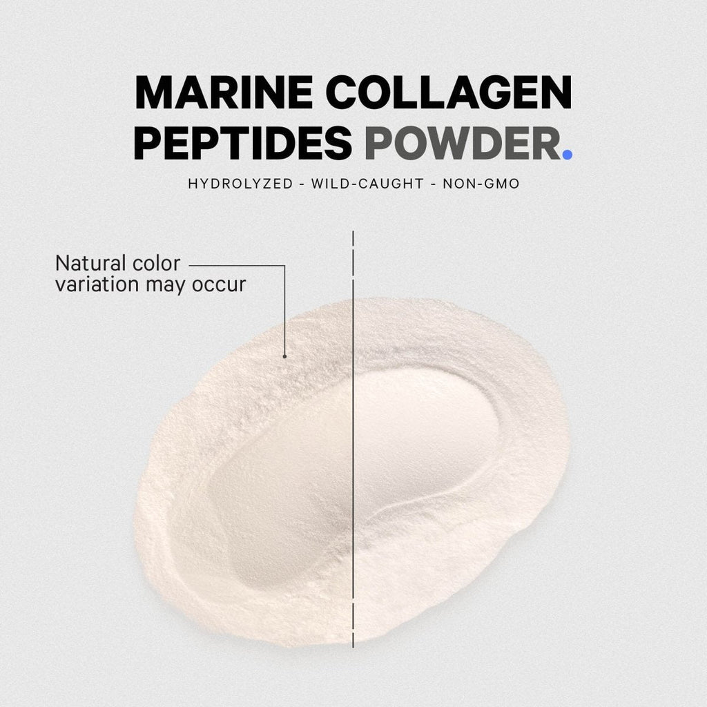 Codeage - Wild Caught Marine Collagen Peptides Hydrolyzed Powder Unflavored - 15.87 oz.