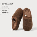 Home Indoor Non-slip Warm Velvet Cotton Slippers Women's