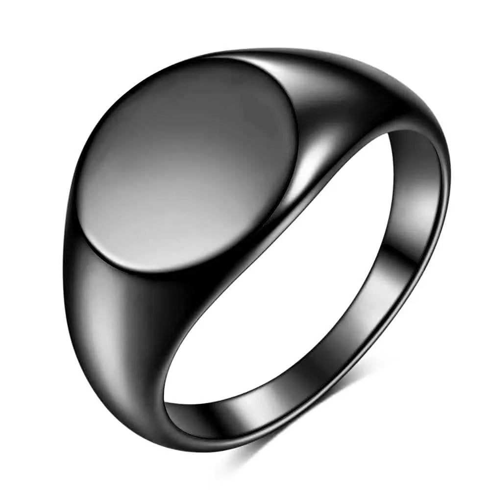 Custom Engraved Picture Logo Name Heart Round Rings for Man Woman Stainless Steel Wedding Rings Personalized Photo Jewelry Gifts
