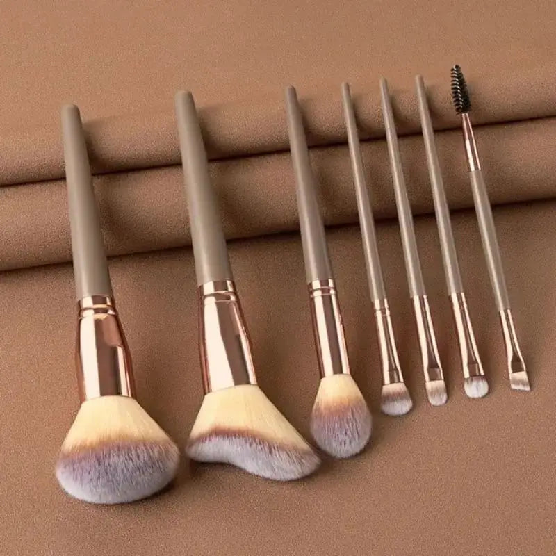 Professional Makeup Brush Set - Soft Fluffy Kabuki & Blending Brushes for Foundation, Powder, Eyeshadow | Beauty Tools Kit
