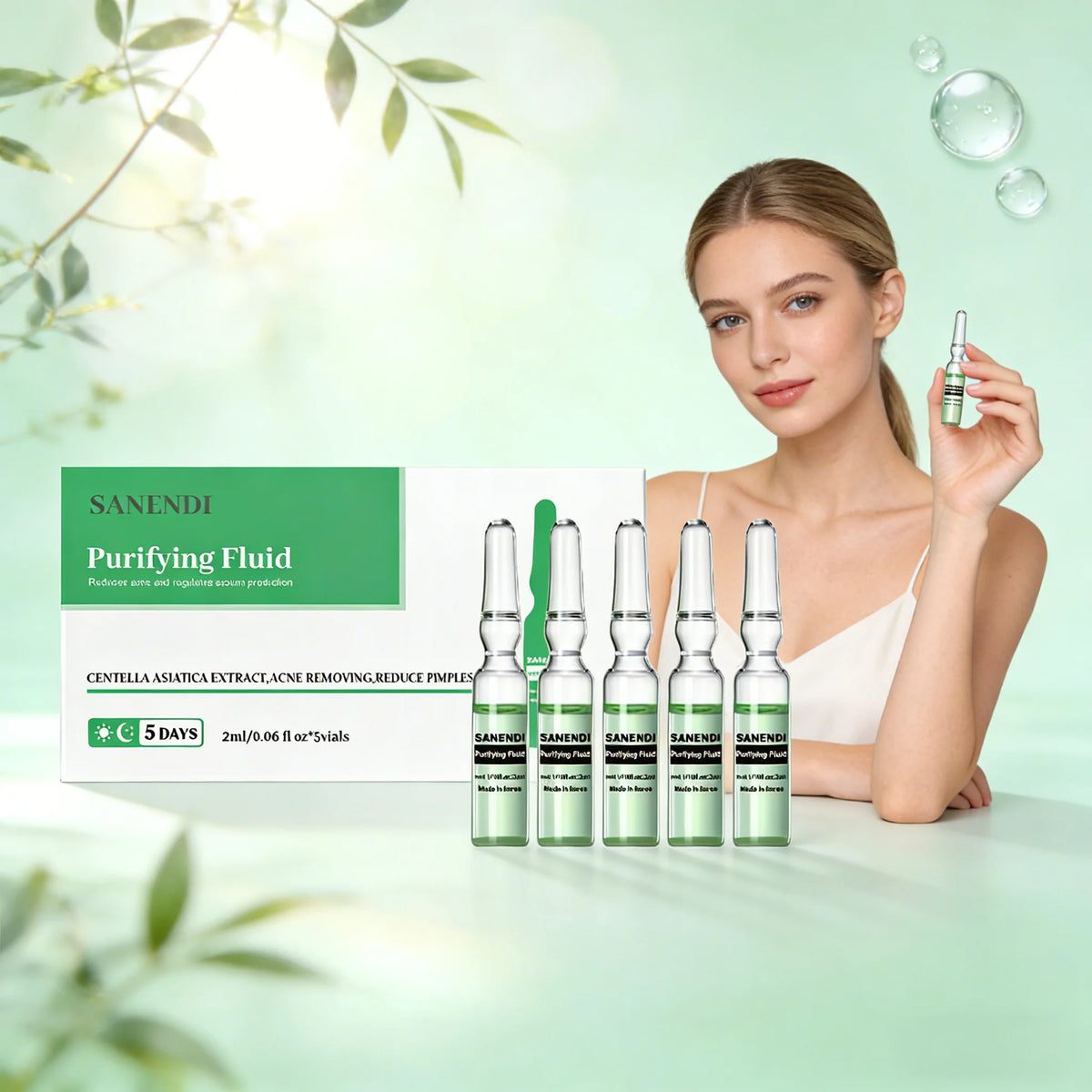 Korean Skin Care Ampoule GSH Peptide Collagen Lightweight Fluid Essence Moisturizing Firming Deep Hyadration Multi-effect Serum